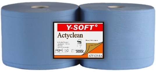 ROLLO DE PAPEL XL INDUSTRIAL AZUL CON REGISTRO ALIMENTARIO